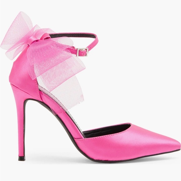 NEW. AZALEA WANG
Sweetie Ankle Strap Pump In Pink (Worn Once For Photoshoot). - Picture 10 of 11